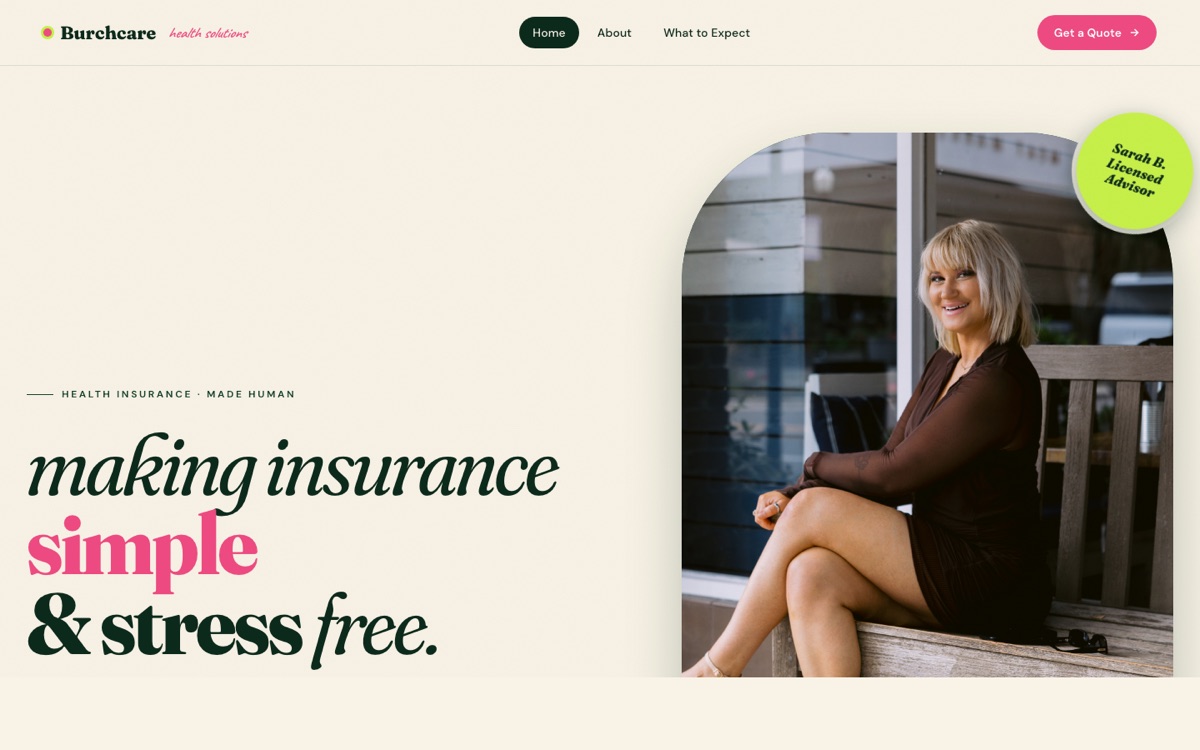 Burchcare Health — site preview